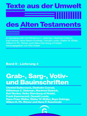 cover image of Grab-, Sarg-, Votiv- und Bauinschriften